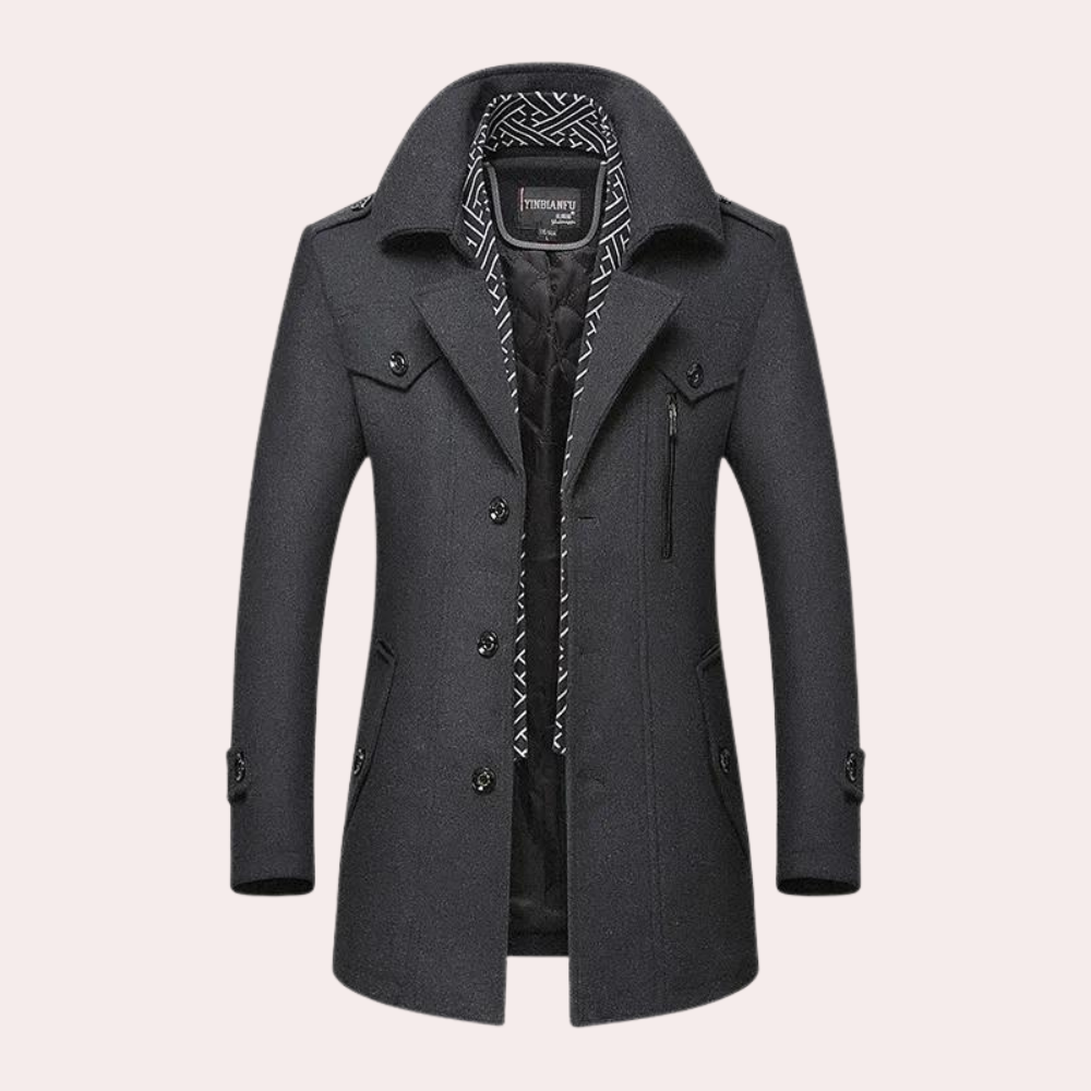 Stilfuld herrejakke for et raffineret look