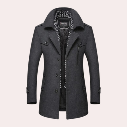 Stilfuld herrejakke for et raffineret look