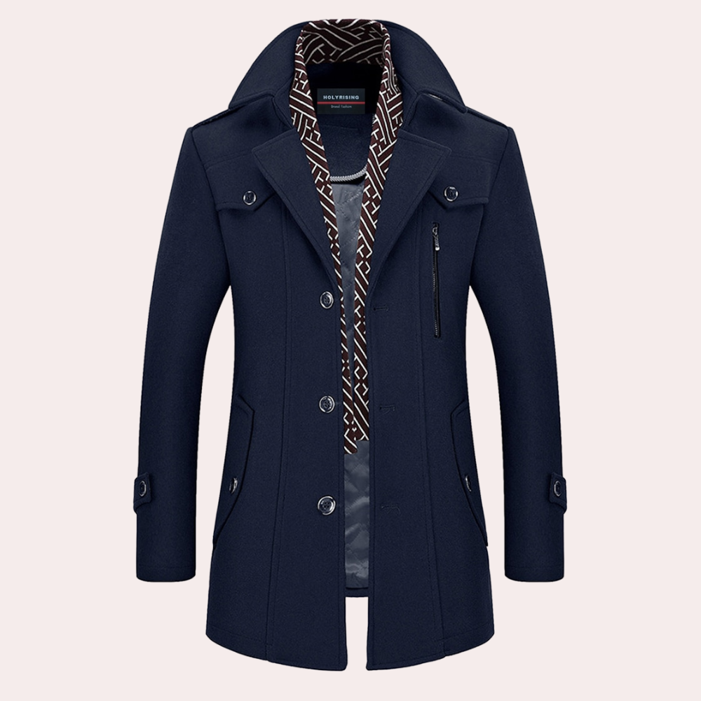 Stilfuld herrejakke for et raffineret look