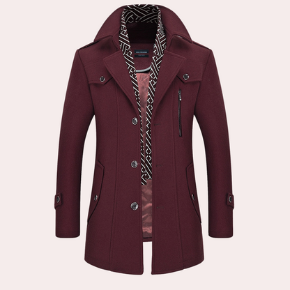 Stilfuld herrejakke for et raffineret look