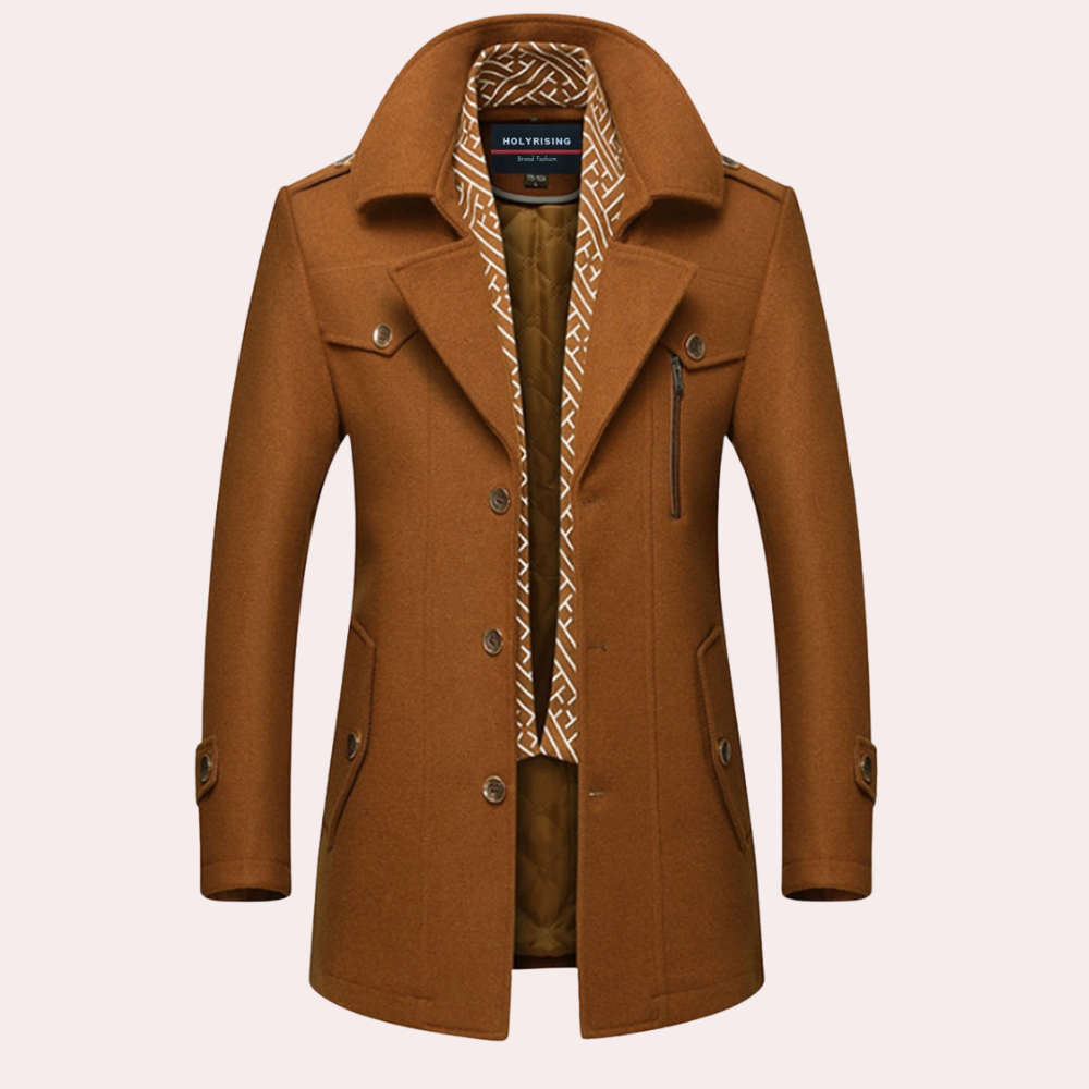 Stilfuld herrejakke for et raffineret look