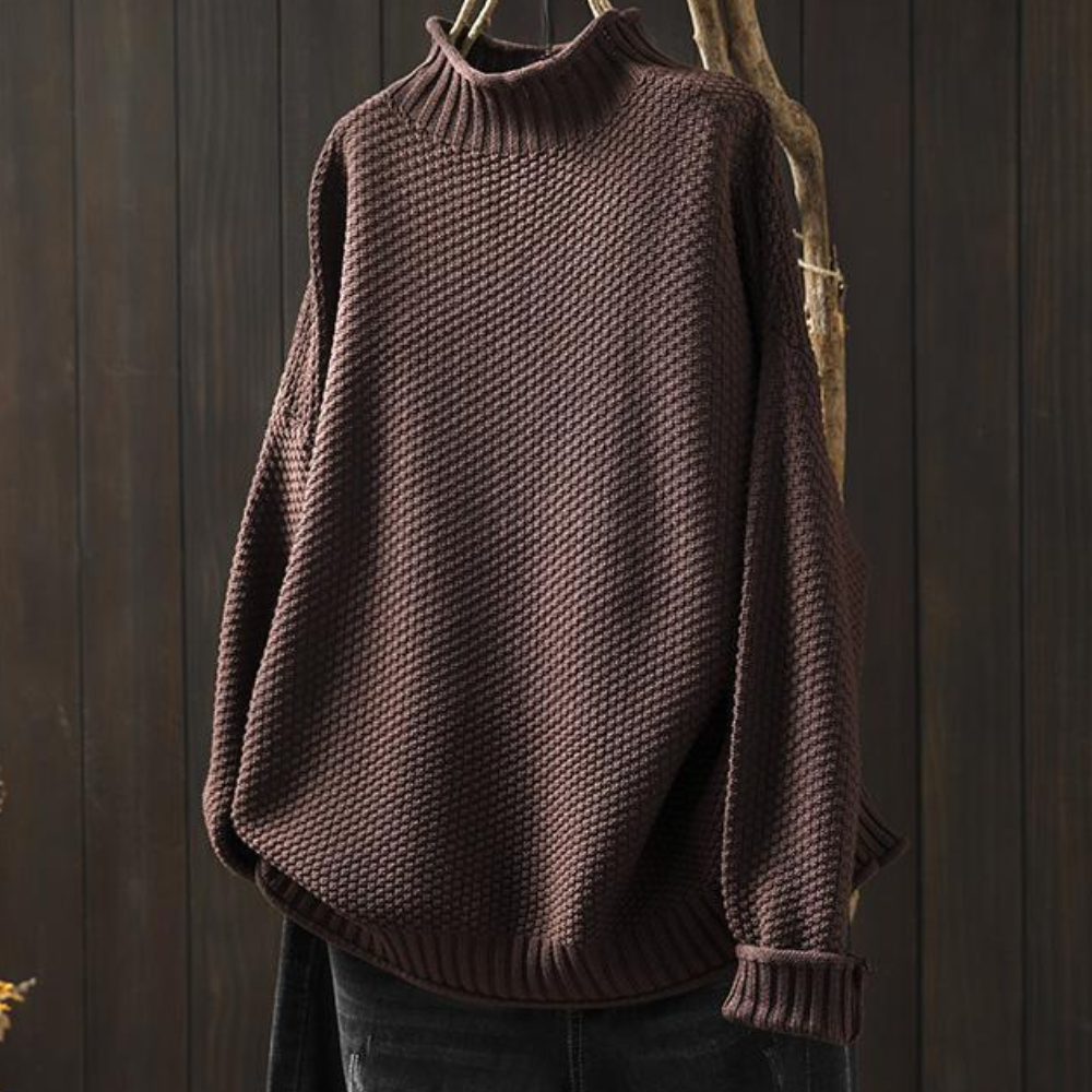 Theodora - stilfuld strikket dametrøje for et elegant look