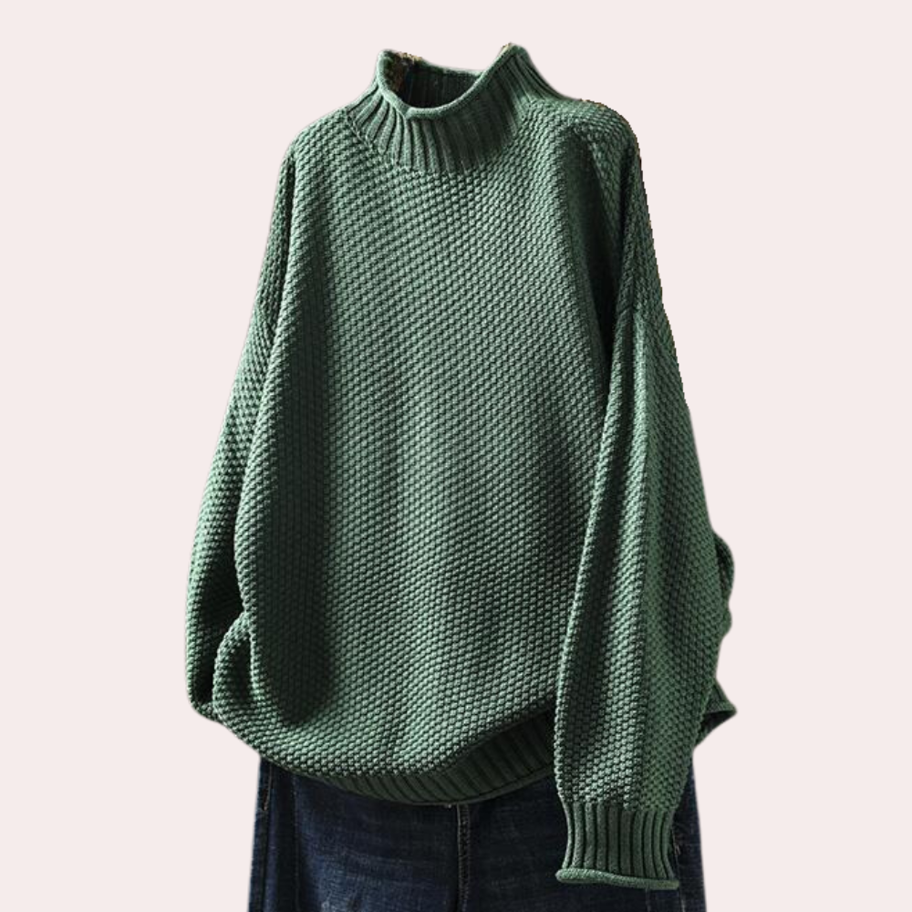 Theodora - stilfuld strikket dametrøje for et elegant look