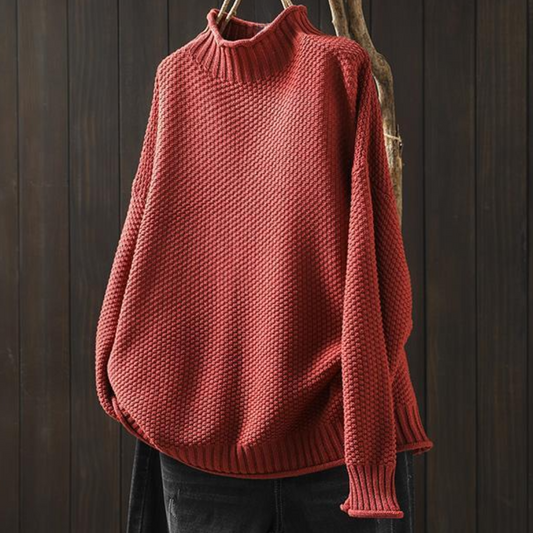 Theodora - stilfuld strikket dametrøje for et elegant look