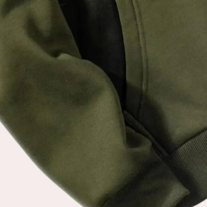 Fritz – stilfuld herresweatshirt med hætte og camouflagemønster