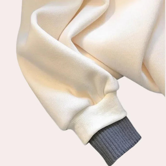 Joana – minimalistisk, løstsiddende sweatshirt til kvinder