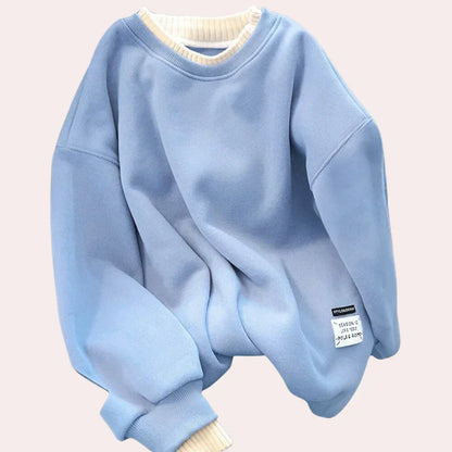 Joana – minimalistisk, løstsiddende sweatshirt til kvinder
