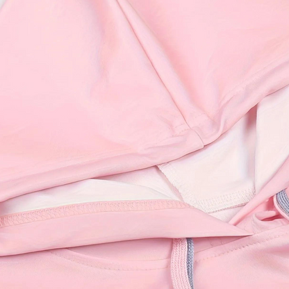 Emmanuelle - moderigtig og behagelig ternet sweatshirt til kvinder