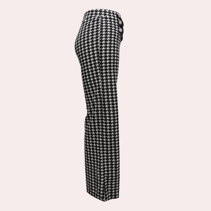 Zahara - stilfulde houndstooth bukser til kvinder med et tidløst design