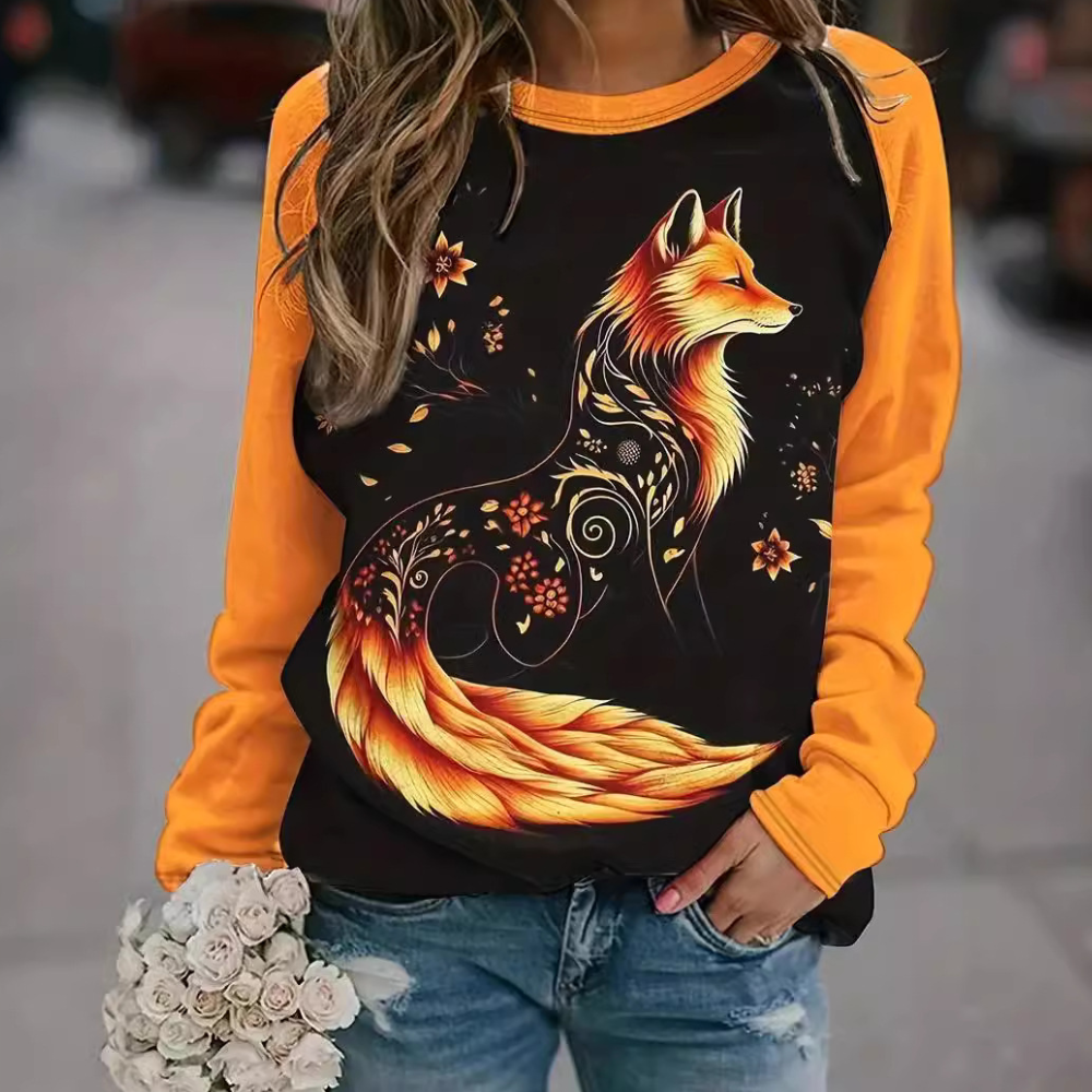 Sibel - behagelig damesweatshirt med en afslappet pasform