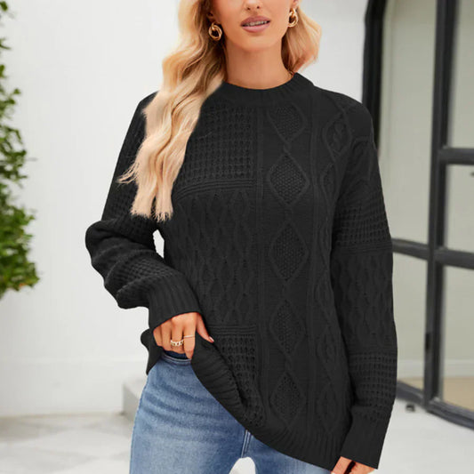 Melisande - dametrøje med lange ærmer for et afslappet look