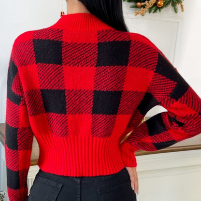 Sonya - elegant ternet sweater til kvinder