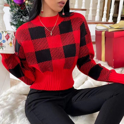 Sonya - elegant ternet sweater til kvinder