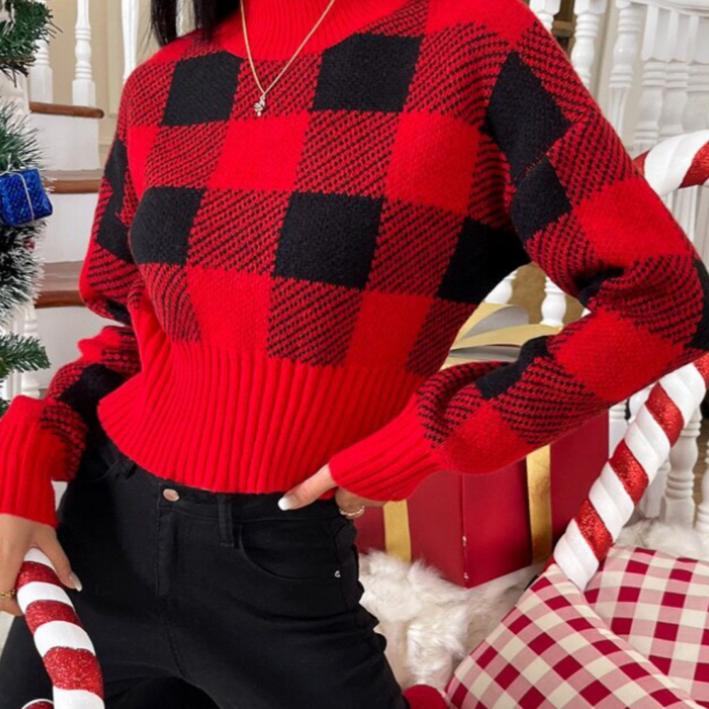 Sonya - elegant ternet sweater til kvinder