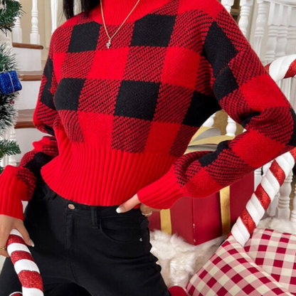 Sonya - elegant ternet sweater til kvinder