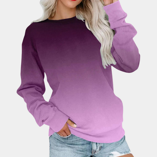 Ivet - trendy sweatshirt til kvinder med moderigtige farver