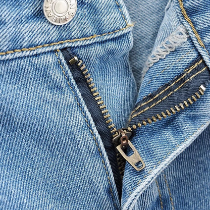 Mailani - trendy denim cargobukser til kvinder