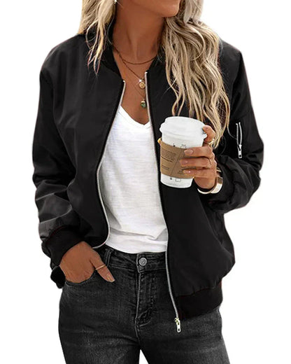 Stilfuld streetwear bomberjakke - henia