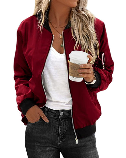 Stilfuld streetwear bomberjakke - Meredith