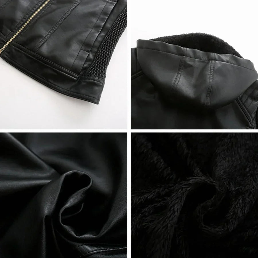 Mirjete - elegant læderjakke for et tidløst look
