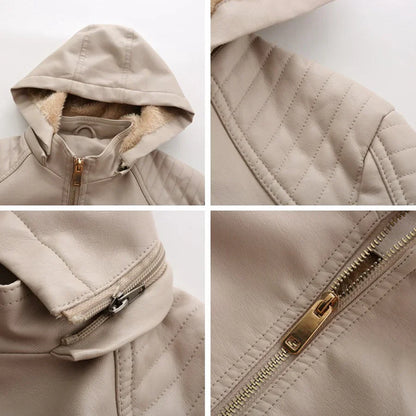 Mirjete - elegant læderjakke for et tidløst look