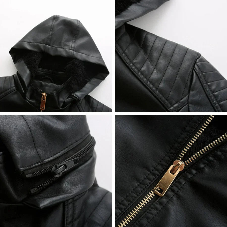 Mirjete - elegant læderjakke for et tidløst look