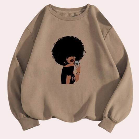 Stilfuld - dame sweatshirt fra - Kahale