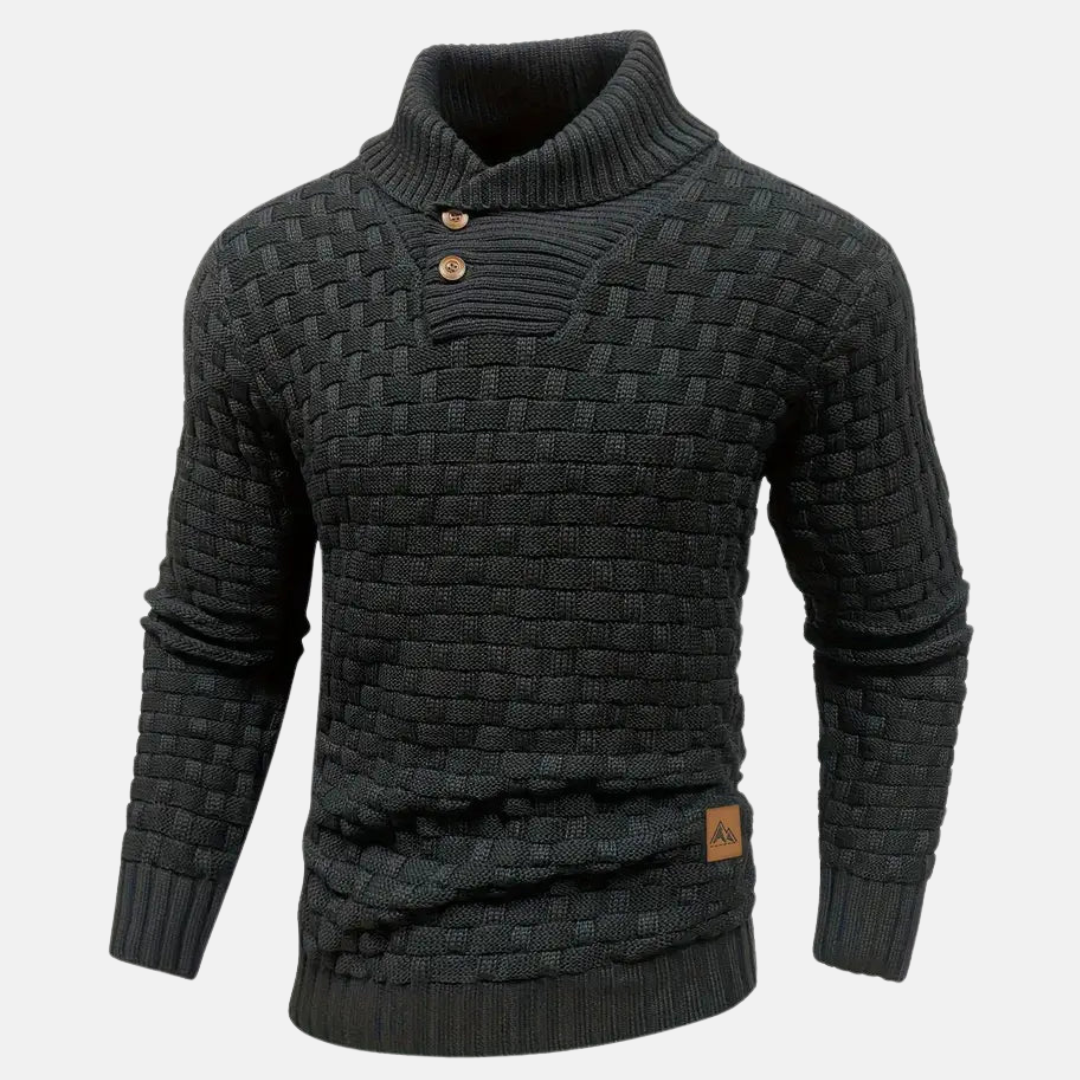 Essential - strikket herresweater - blød og alsidig