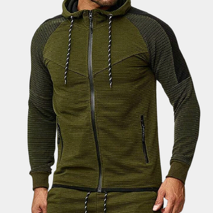 Niko - stilfuld herrejakke med hætte til et moderne look