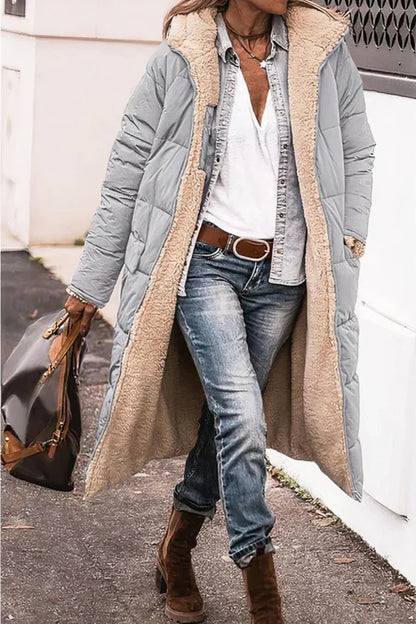 Kennedy - elegant dobbeltsidet varm parka