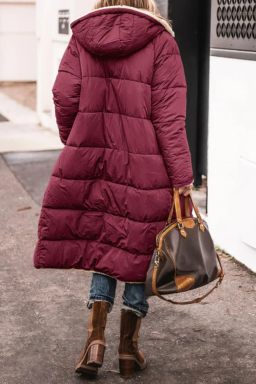 Kennedy - elegant dobbeltsidet varm parka