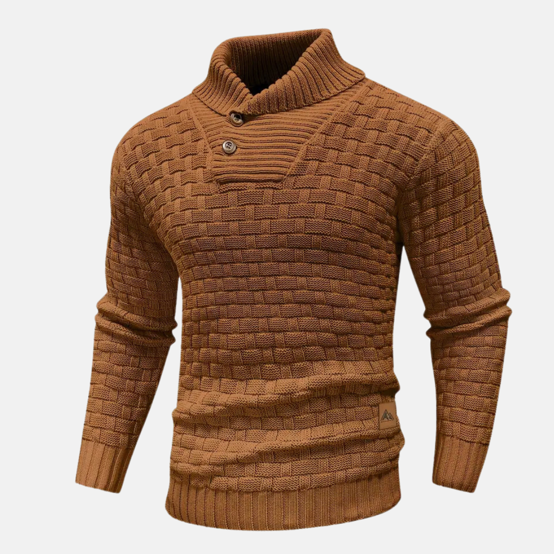 Essential - strikket herresweater - blød og alsidig