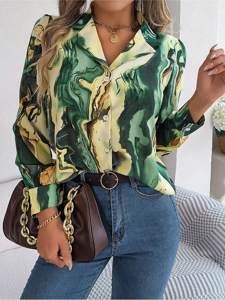 Layleigh | skjorte med marmordesign