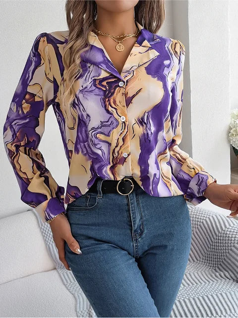Layleigh | skjorte med marmordesign