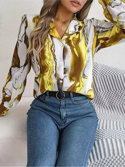 Layleigh | skjorte med marmordesign