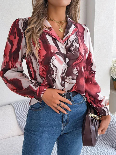 Layleigh | skjorte med marmordesign