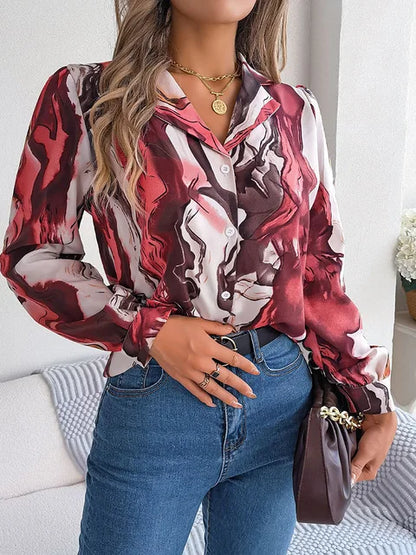 Layleigh | skjorte med marmordesign