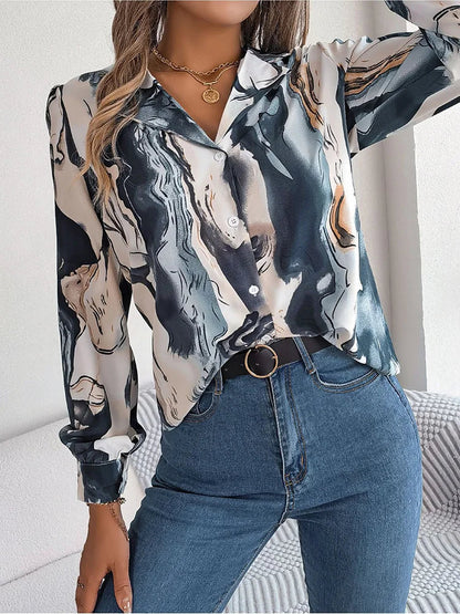Layleigh | skjorte med marmordesign