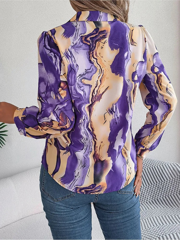Layleigh | skjorte med marmordesign