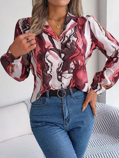 Layleigh | skjorte med marmordesign