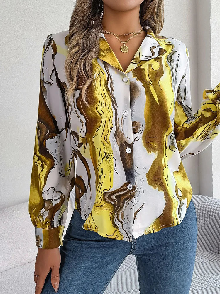 Layleigh | skjorte med marmordesign