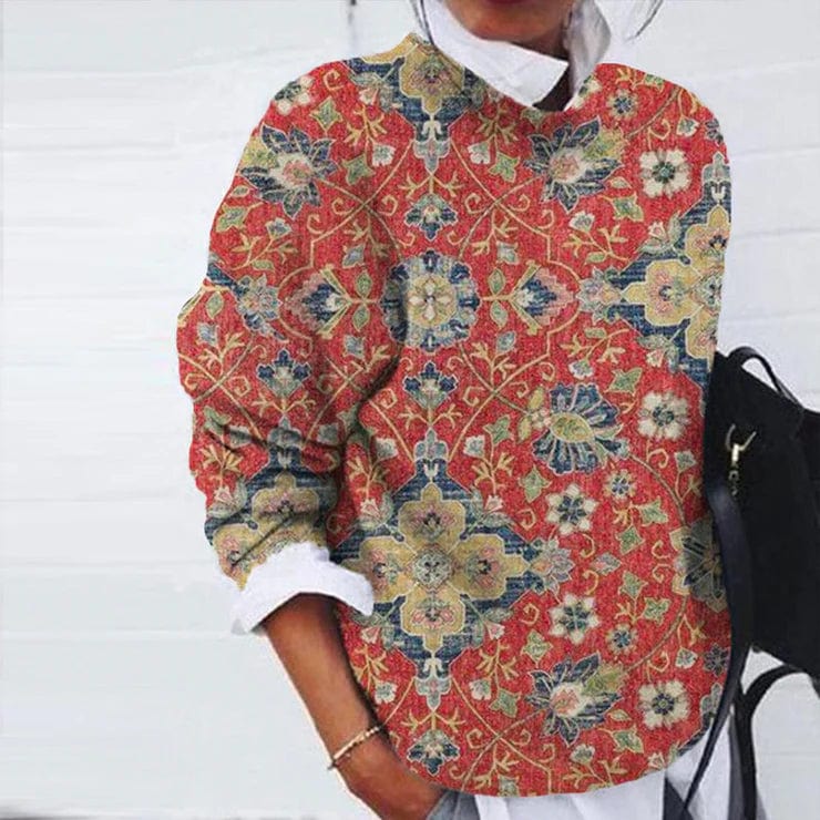 Elle&Vire - elegant sweater med print