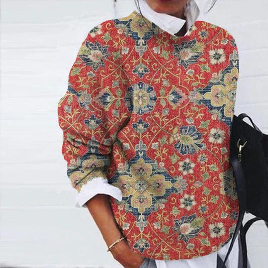 Elle&Vire - elegant sweater med print