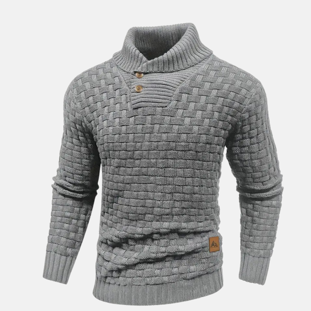 Essential - strikket herresweater - blød og alsidig