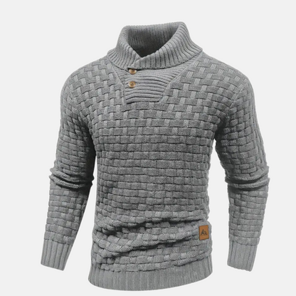 Essential - strikket herresweater - blød og alsidig