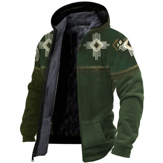 Susanna - varm vintage fleece herrejakke
