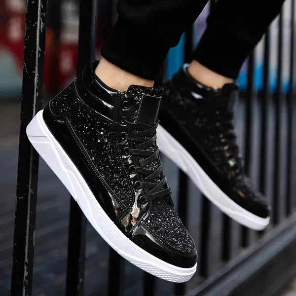 Veste - chaussures à paillettes pour hommes