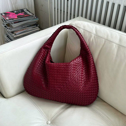 Gewebte Tasche | Groß | Ein Riemen | Umhängetasche | Handtasche-Leyna Moda