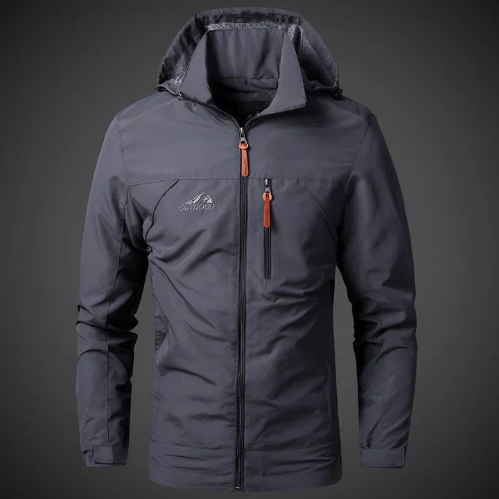 Vandtæt og vindtæt outdoorjakke til mænd