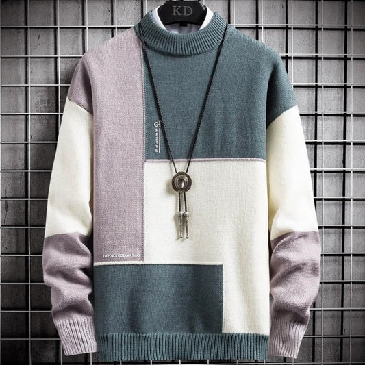 Junpyo - patchwork sweater | varmere sweater